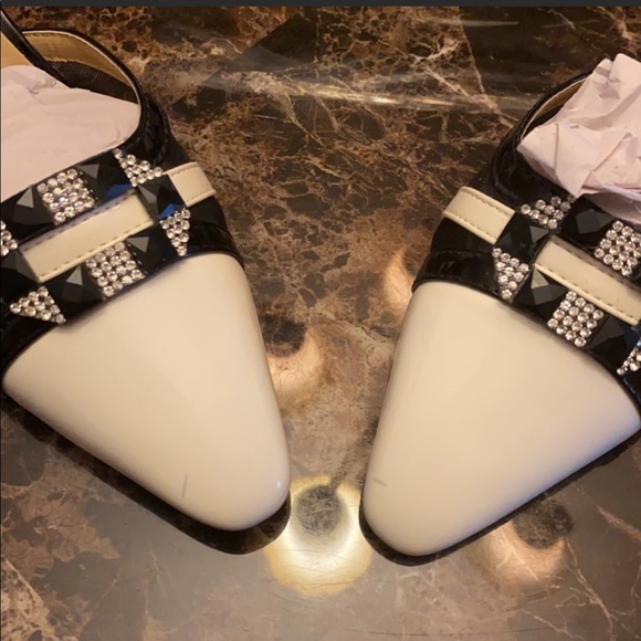 Whittall & Shon Shoes - White & Black shoes and purse only worn one time.